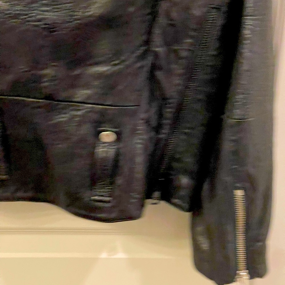 Stunning Zadig & Voltair Black Leather Jacket! Lamb skin - Picture 7 of 15